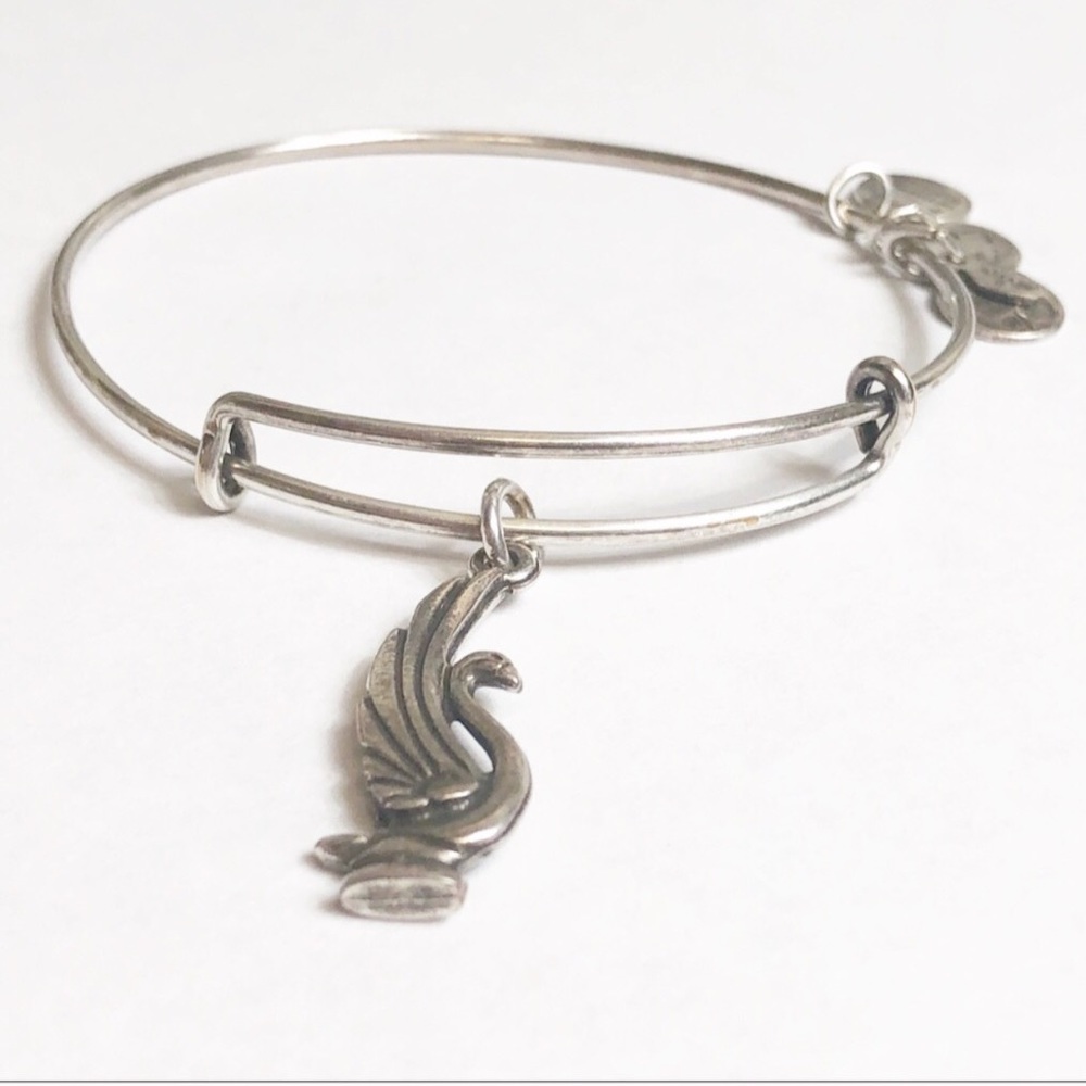 Alex and Ani Swan Wire Bangle Bracelet
